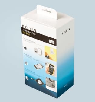 Custom hanging retail boxes