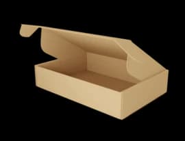 Customer opening a custom mailing box with premium unboxing