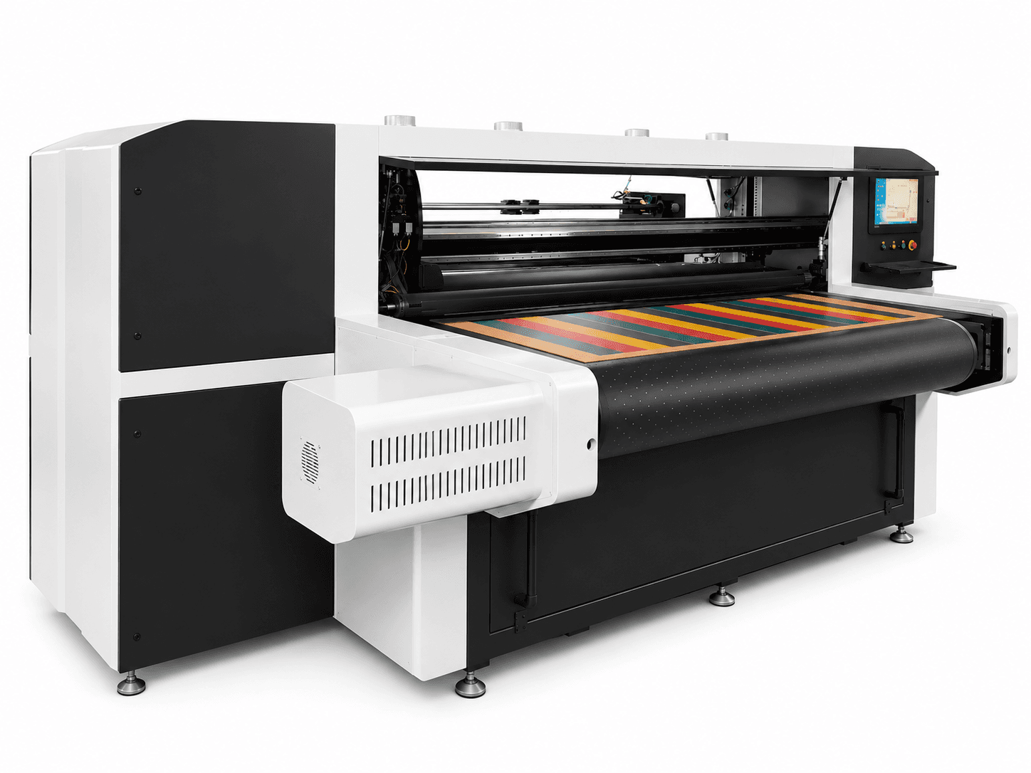 Printed sheets feeding through finishing machinery